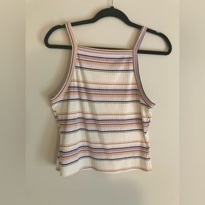 Mudd stripped tank top